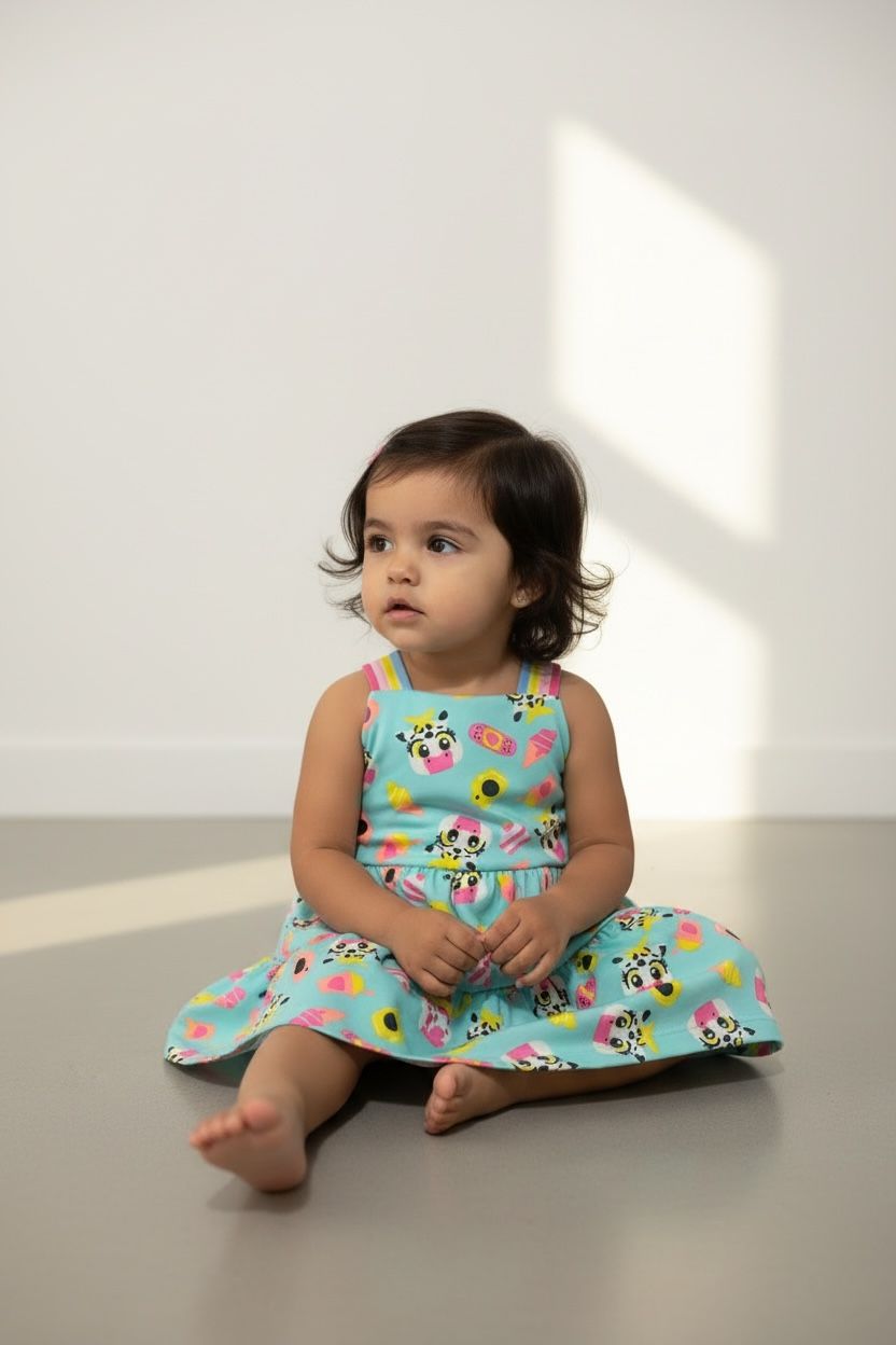 VESTIDO ALÇA COLORIDA (NÃO ESCOLHE COR) (REF. B01)