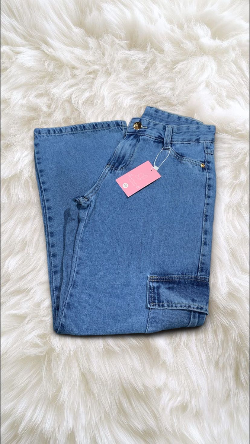 CALÇA CARGO JEANS (REF. 20)