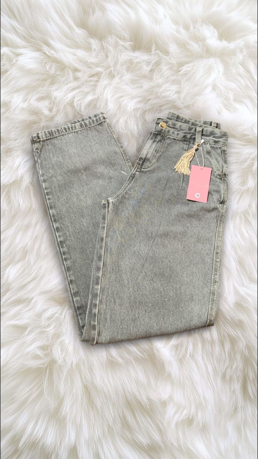 CALÇA WIDE LEG MARMORIZADA(REF. 505)