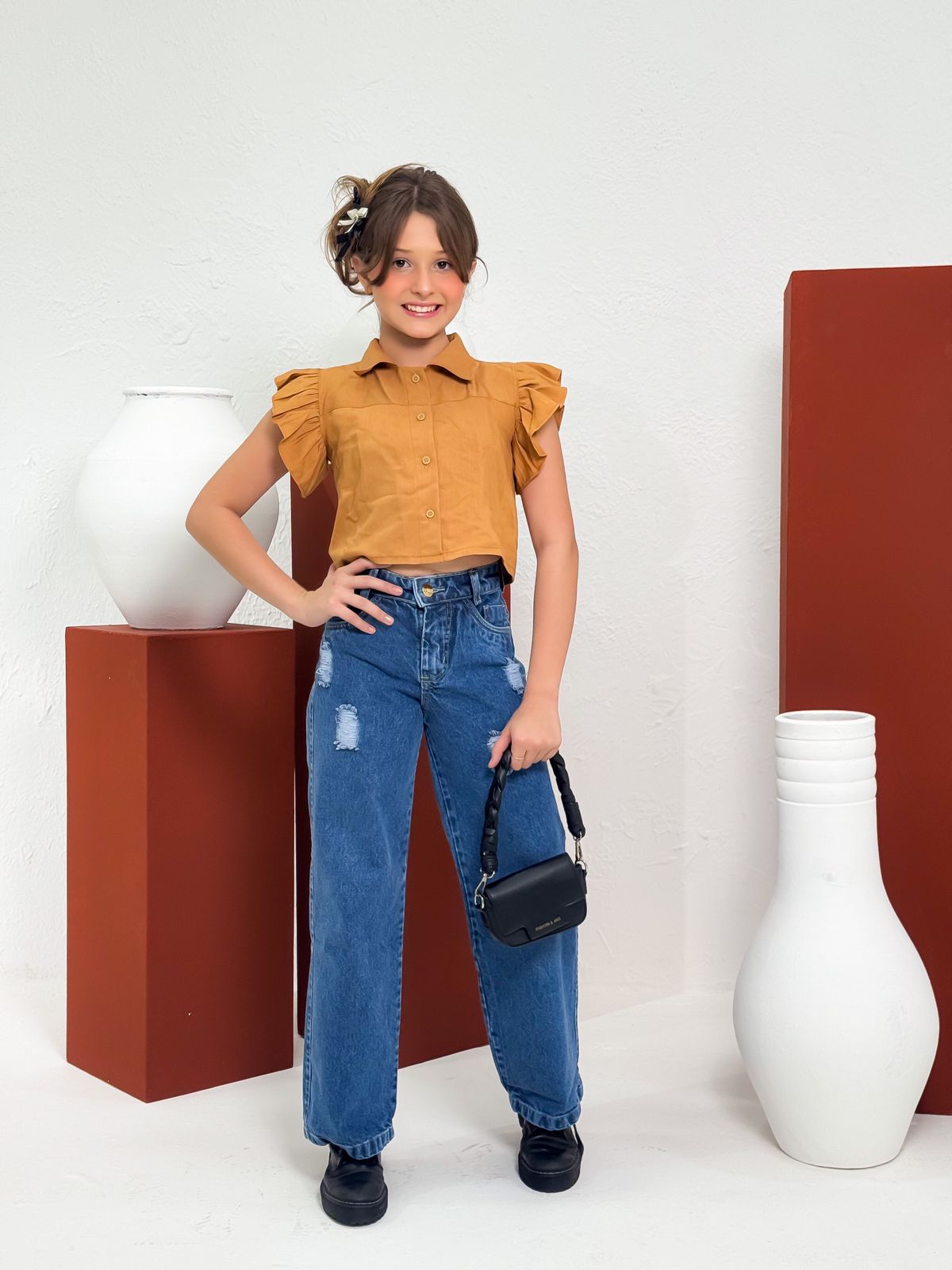 CALÇA WIDE LEG (COM PUÍDO) (REF. 320)