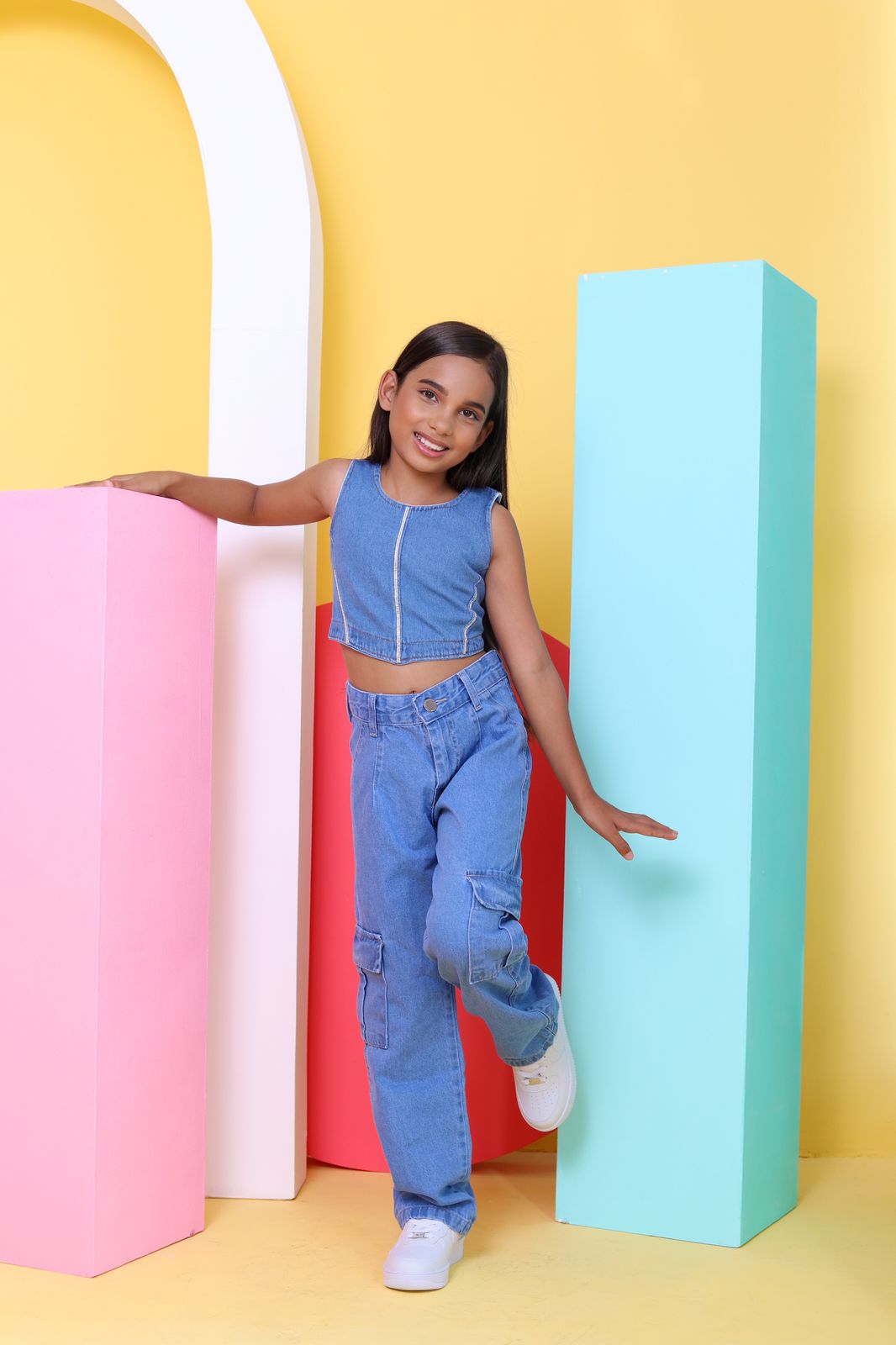 CALÇA CARGO CLARA (REF. 21) 