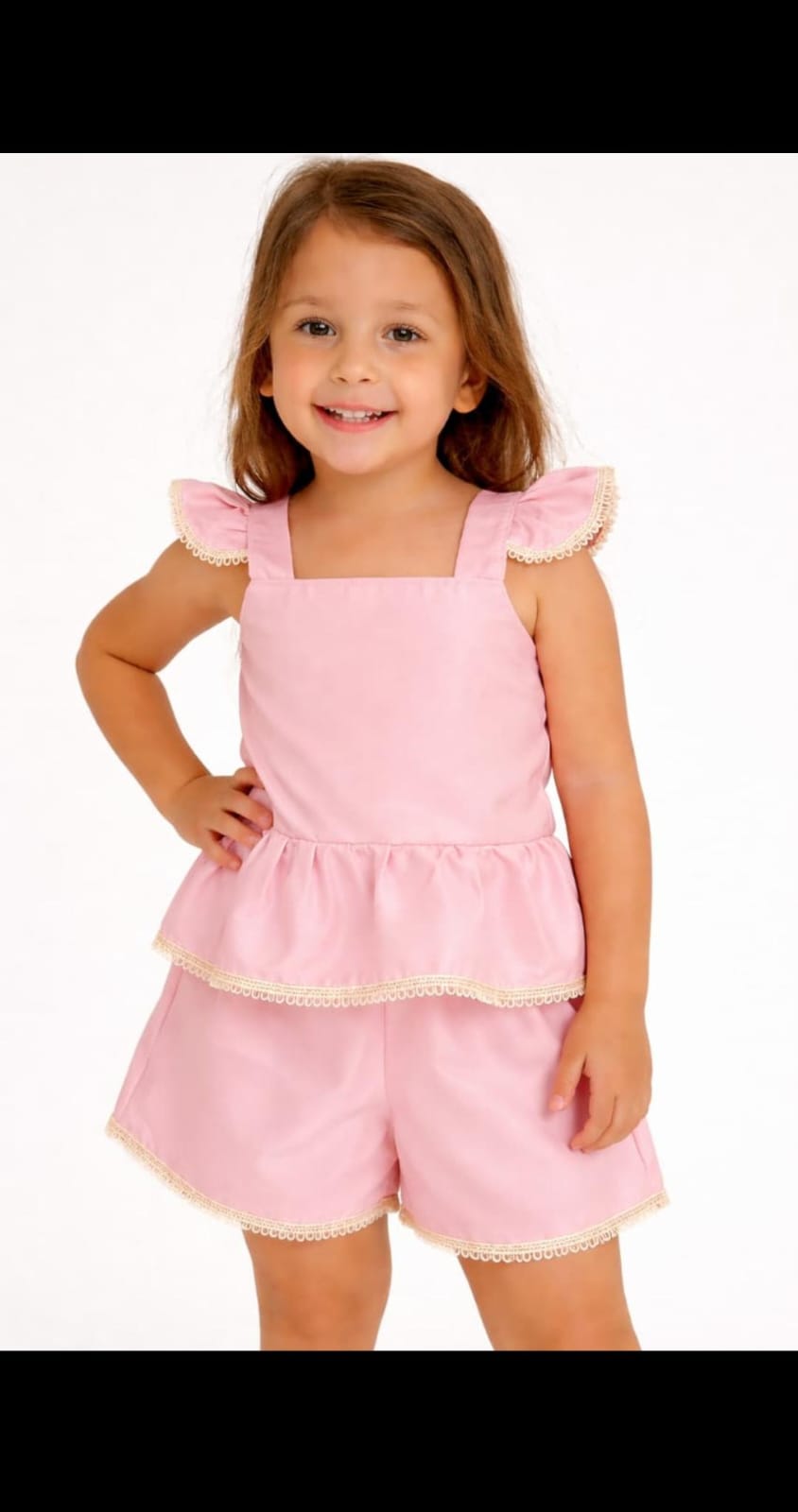 CONJUNTO ALÇINHA BABADO (NÃO ESCOLHE ESTAMPA) (REF. C06)