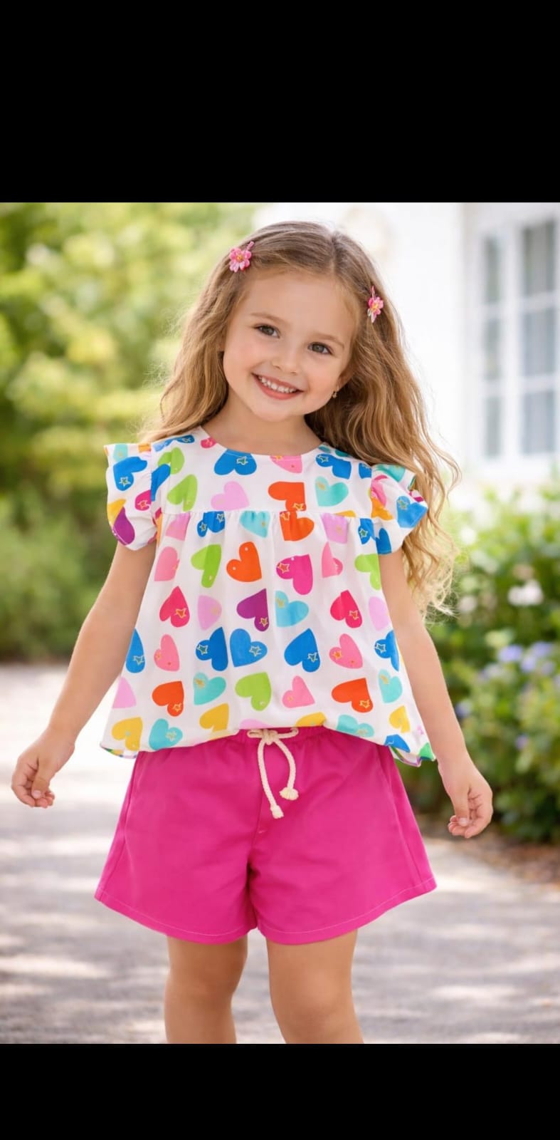 CONJUNTO CORAÇÃO( NÃO ESCOLHE ESTAMPA) (REF. C05)