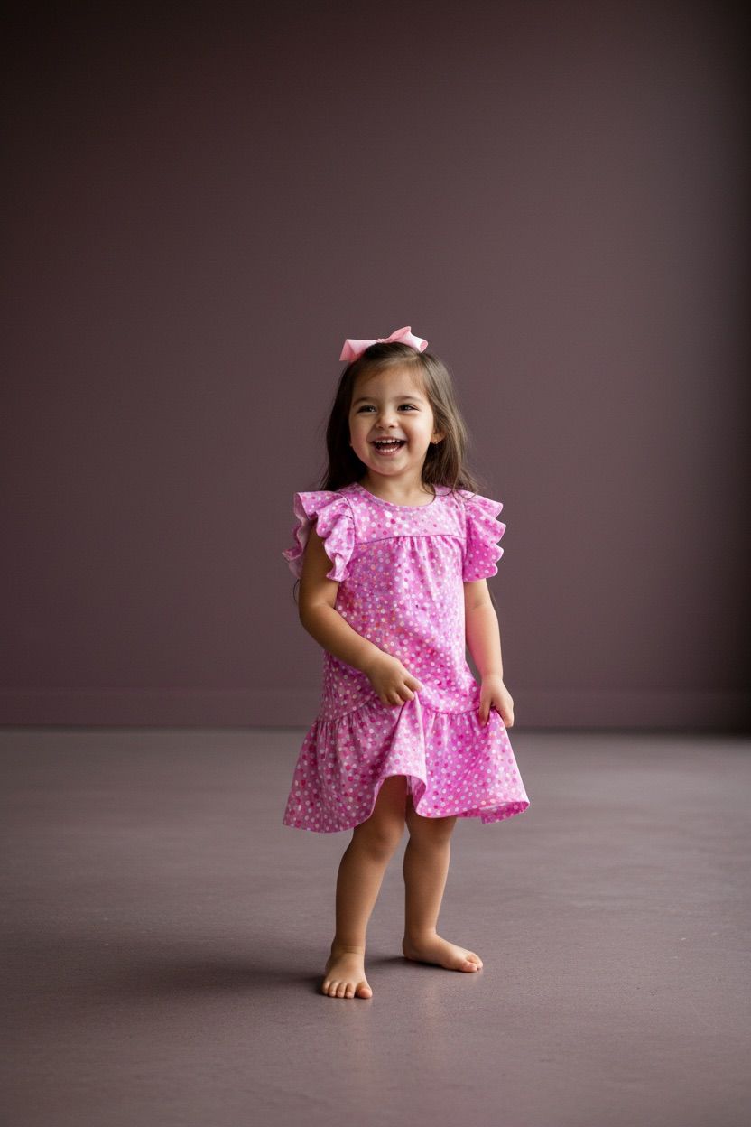 VESTIDO BATA DE MANGA (NÃO ESCOLHE ESTAMPA) (REF. B03)