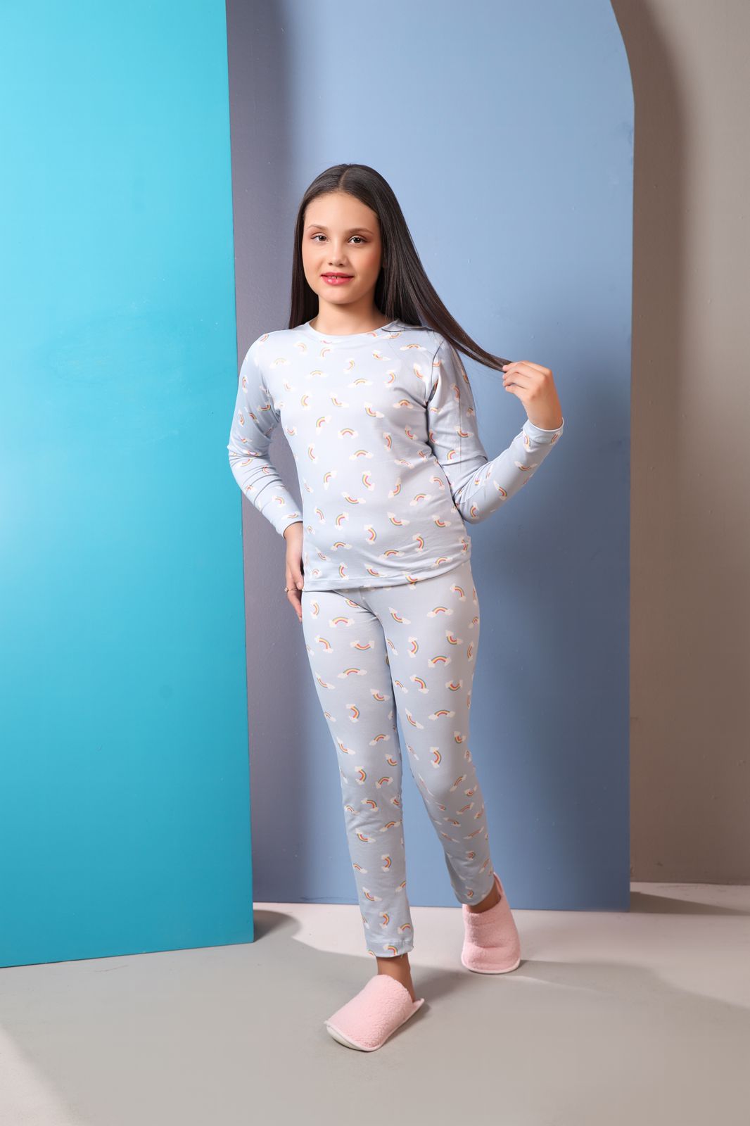 PIJAMA MANGA LONGA (NÃO ESCOLHE ESTAMPA) (REF.334)