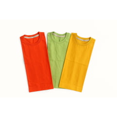 CAMISA MASCULINA CORES VARIADAS  MALHA FIO 30 Menegoti ( REF-500)