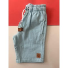 SHORT MOLETOM MASCULINO (AZUL BEBê) (REF. 006F)