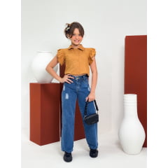 CALÇA WIDE LEG (COM PUÍDO) (REF. 320)