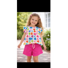 CONJUNTO CORAÇÃO( NÃO ESCOLHE ESTAMPA) (REF. C05)