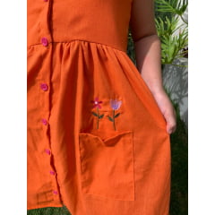 VESTIDO CURTO BORDADO (REF. 043)