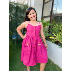 VESTIDO CURTO BORDADO (REF. 043A)