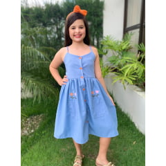 VESTIDO CURTO BORDADO (REF. 043A)