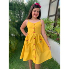 VESTIDO CURTO BORDADO (REF. 043B)