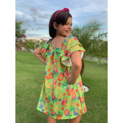 VESTIDO CURTO (NÃO ESCOLHE ESTAMPA) (REF. 090)