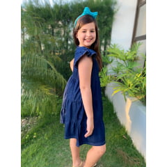 VESTIDO JEANS (LAVAGEM ESCURA) (REF. 319)
