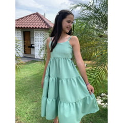 VESTIDO MID VERDE (REF 016B) VESTIDO MID VERDE (REF 016B)
