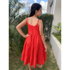 VESTIDO MID VERMELHO(REF. 016A)  