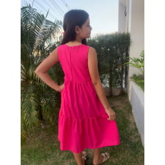 VESTIDO MIDI rosa (REF. 183C) 