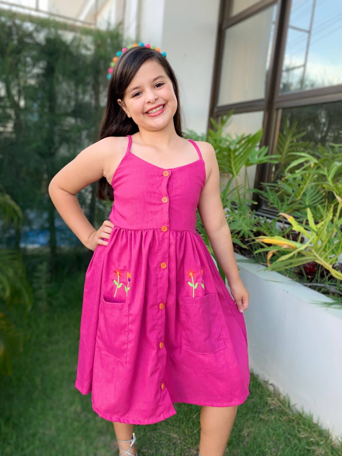 VESTIDO CURTO BORDADO (REF. 043A)