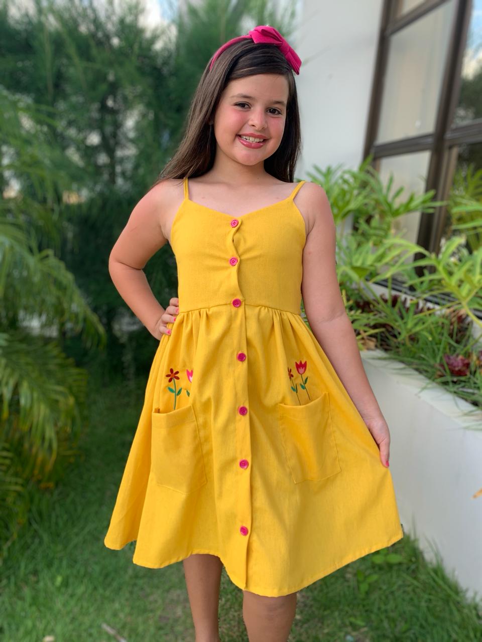 VESTIDO CURTO BORDADO (REF. 043B)