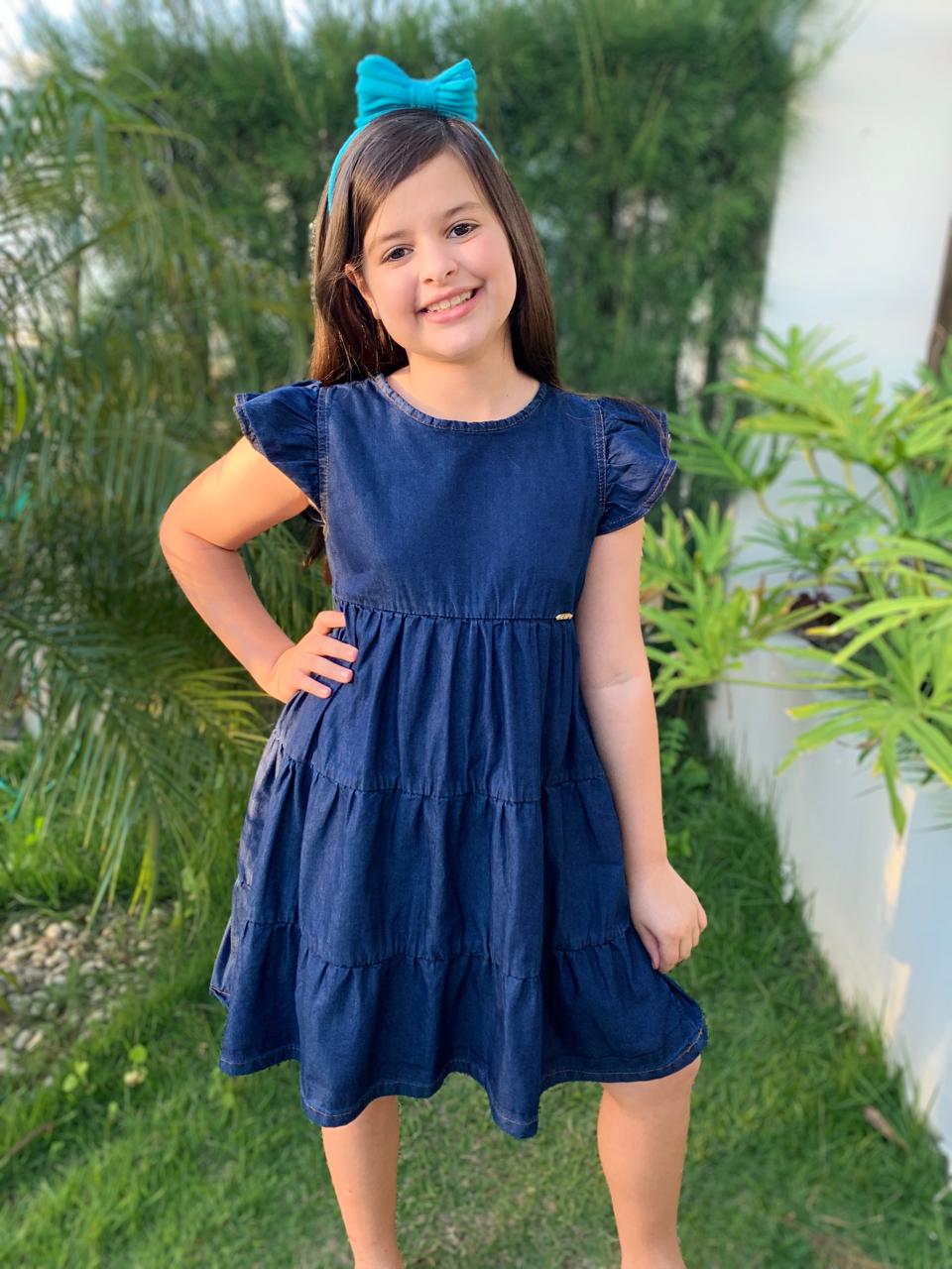 VESTIDO JEANS (LAVAGEM ESCURA) (REF. 319)