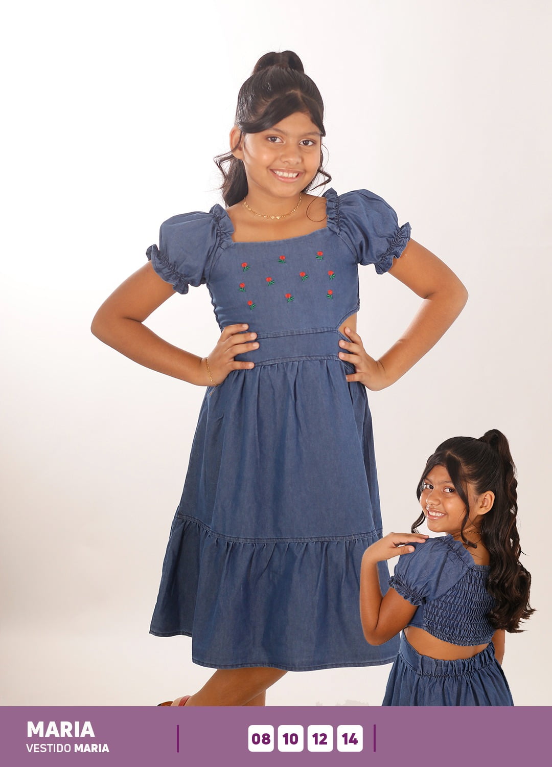 VESTIDO JEANS MARIA  (REF. 402)  