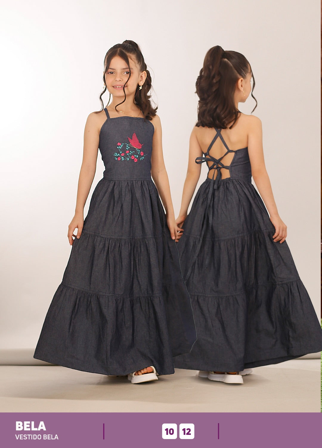 VESTIDO LONGO JEANS BELA