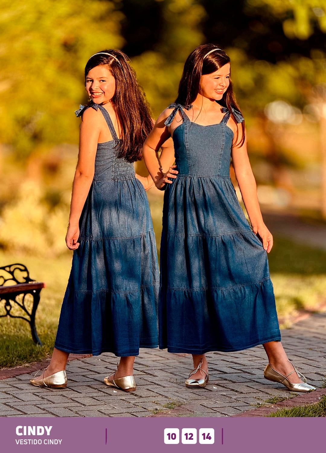 VESTIDO LONGO JEANS CINDY