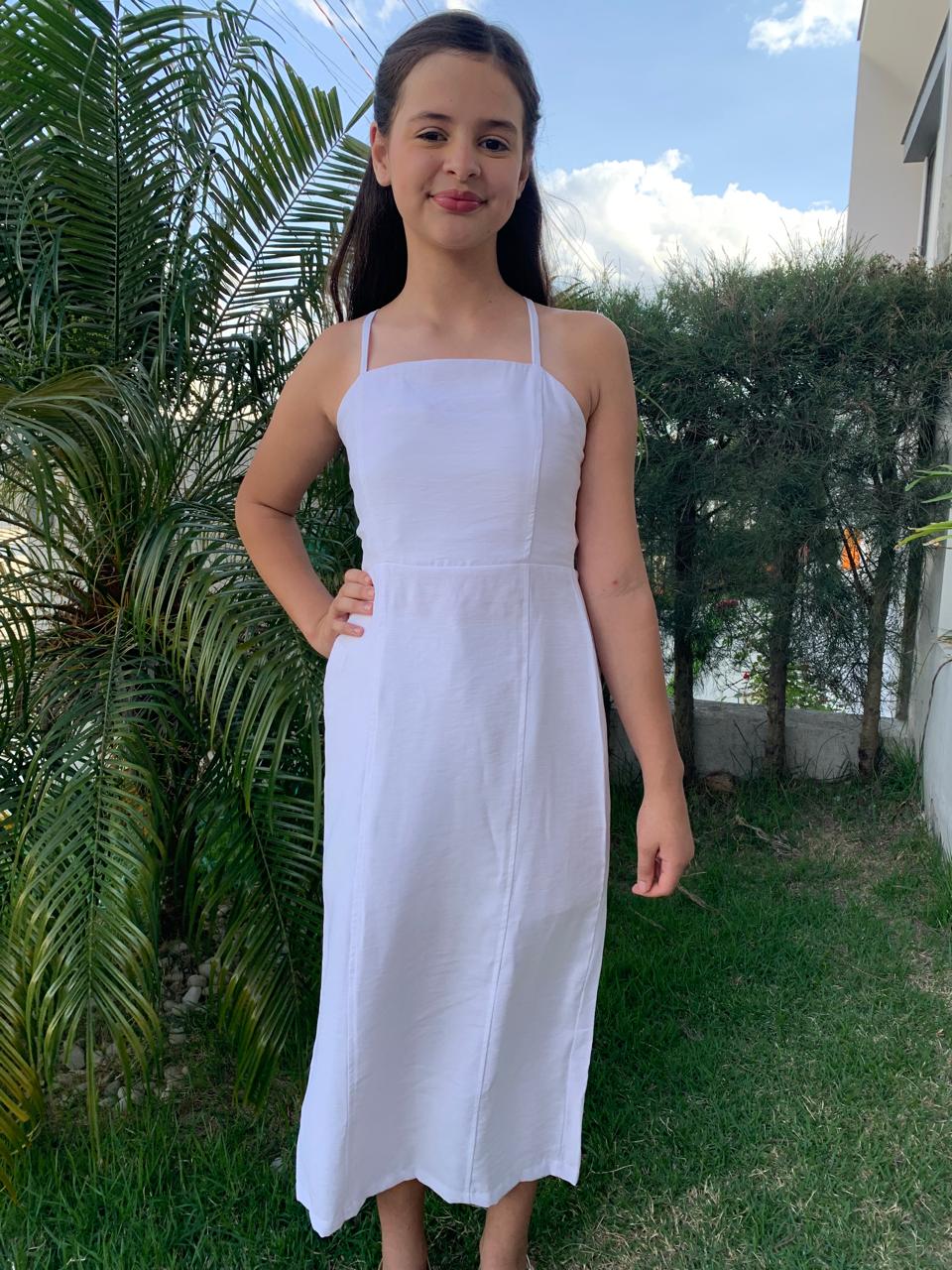 VESTIDO MID JUVENIL (sem fôrro) (REF. 257A)